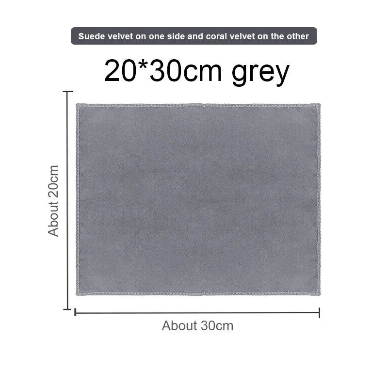 Thicken Car Cleaning Towel Glass Absorbent Cloth for Tesla