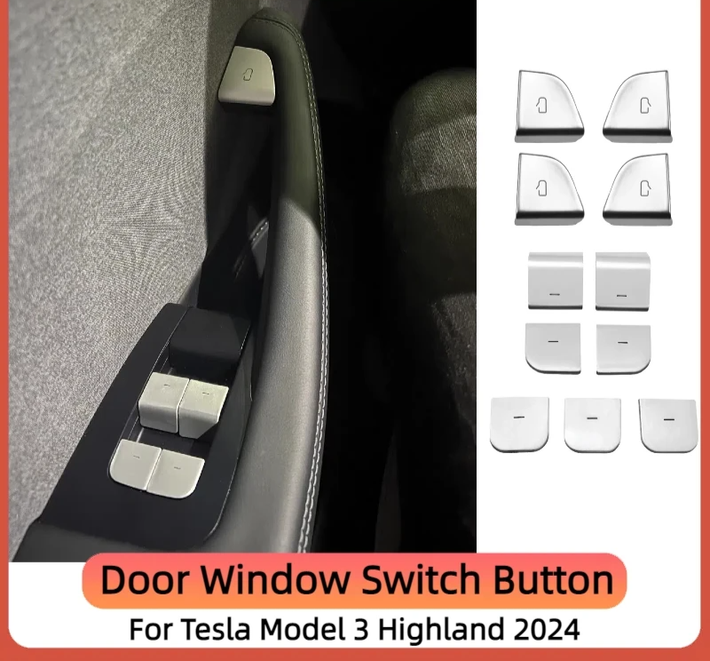 Door Open Button Stickers for Tesla Model 3 Highland