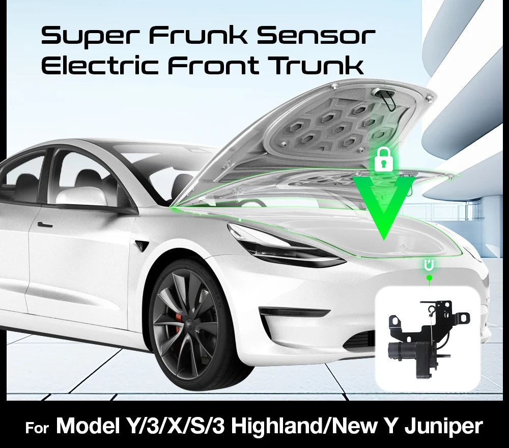 Automatic Front Trunk Closer For Tesla Model 3 / Y / S / X / Highland / Juniper