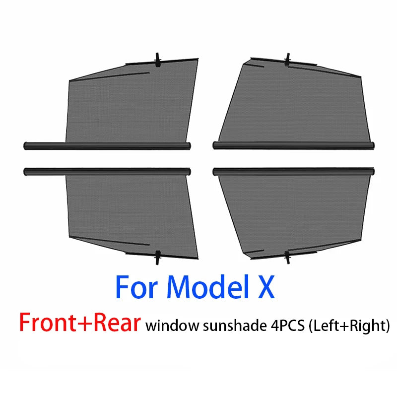 Side Window Shade for Tesla Model 3/Y/X/S 2018-2024
