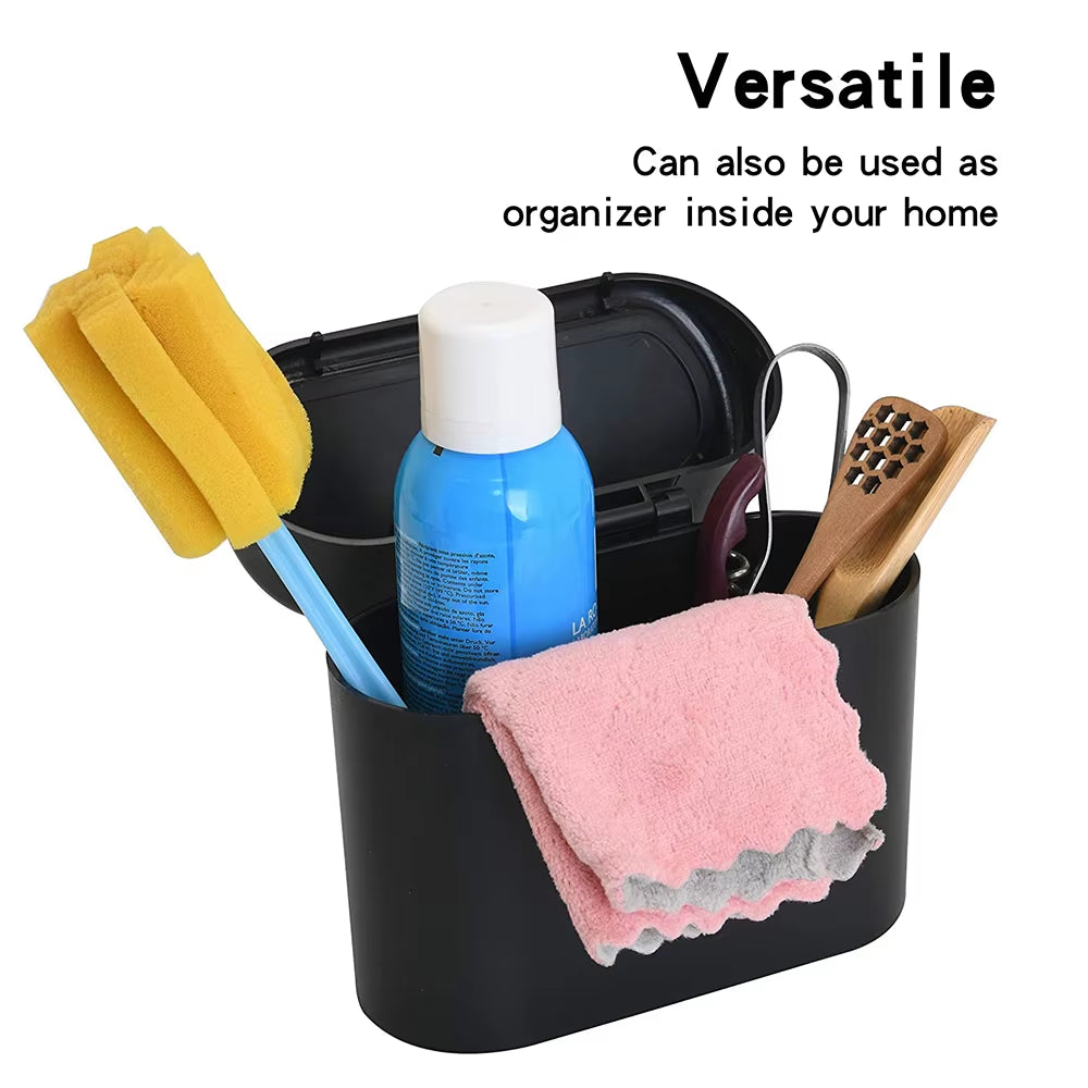 Car Trash Can with 4 Rolls of Garbage Bags for Tesla