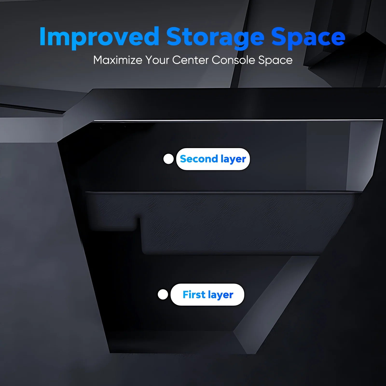 Center Console Armrest Organizer for Tesla Cybertruck