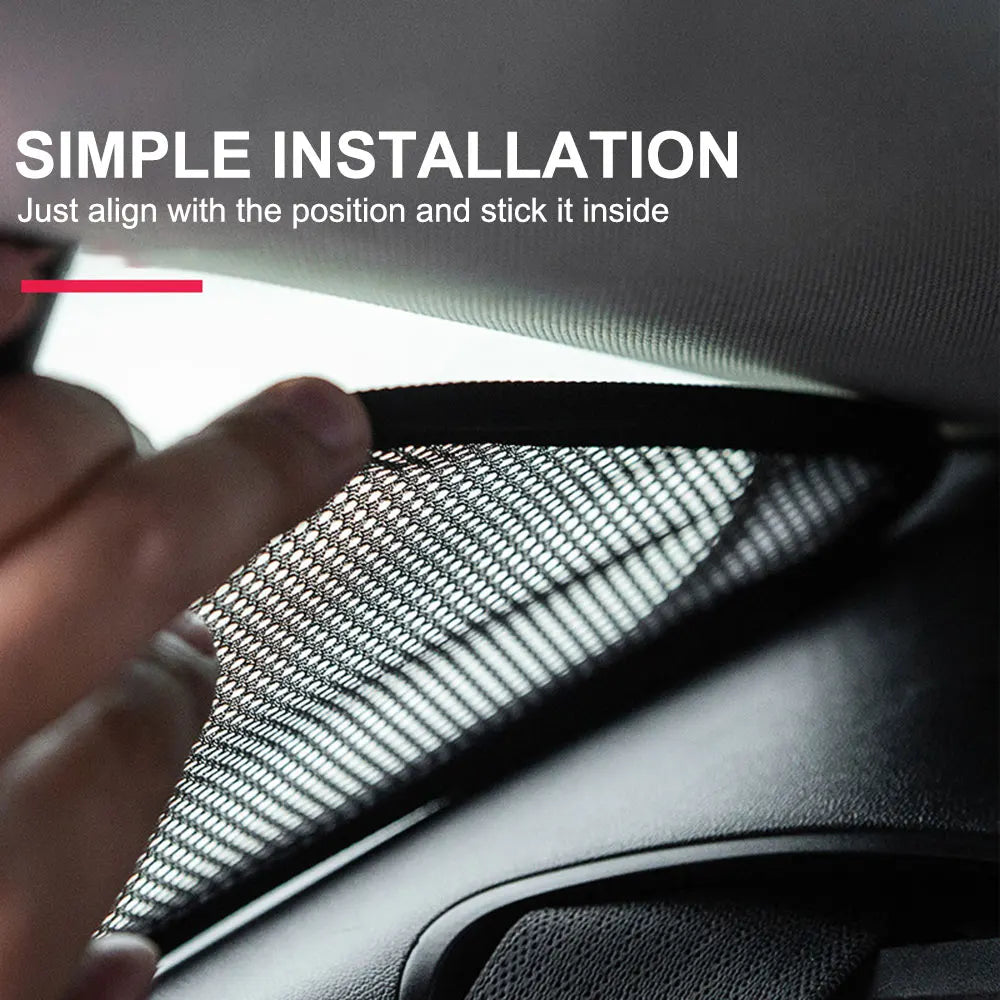 Triangular Window Shades for Tesla Model Y/3