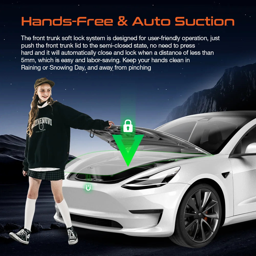 Automatic Front Trunk Closer For Tesla Model 3 / Y / S / X / Highland / Juniper