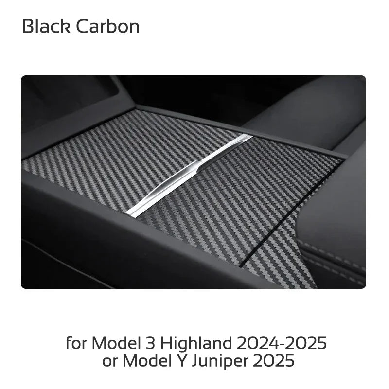 Center Console Cover Protector Sticker for Tesla Model 3 Highland / Model Y Juniper