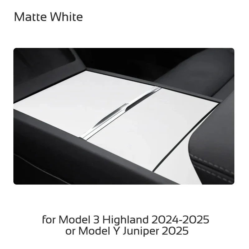 Center Console Cover Protector Sticker for Tesla Model 3 Highland / Model Y Juniper