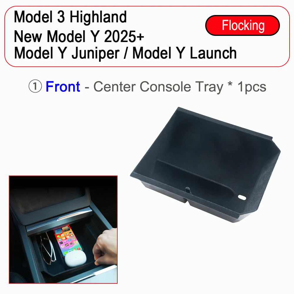 Center Console Tray for Tesla Model 3 & Model Y