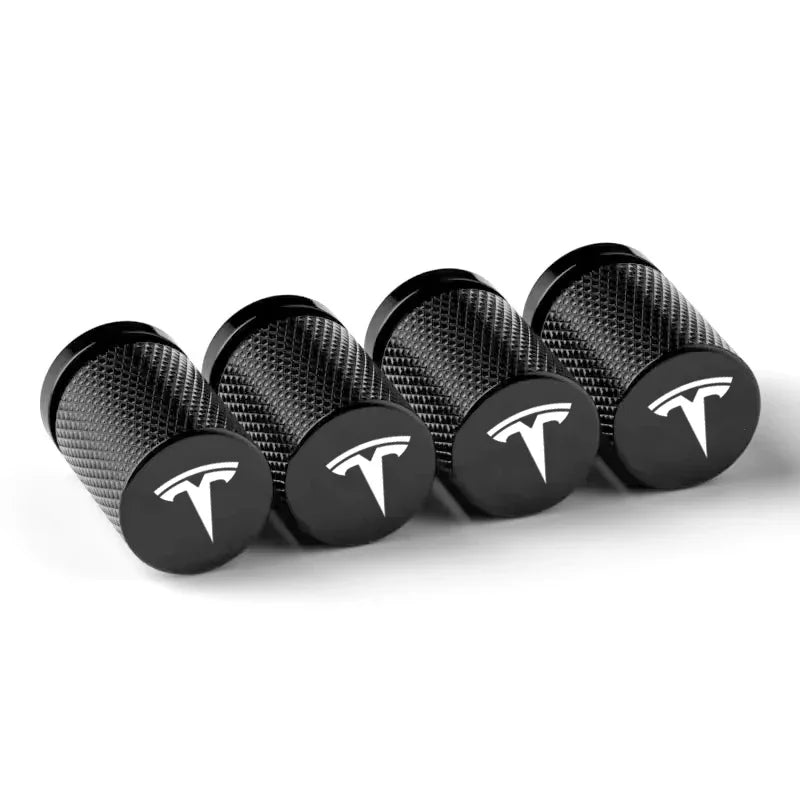 Valve Stem Caps 4 Pack Fit Suitable for Tesla 3/Y/S/X 2017-ON