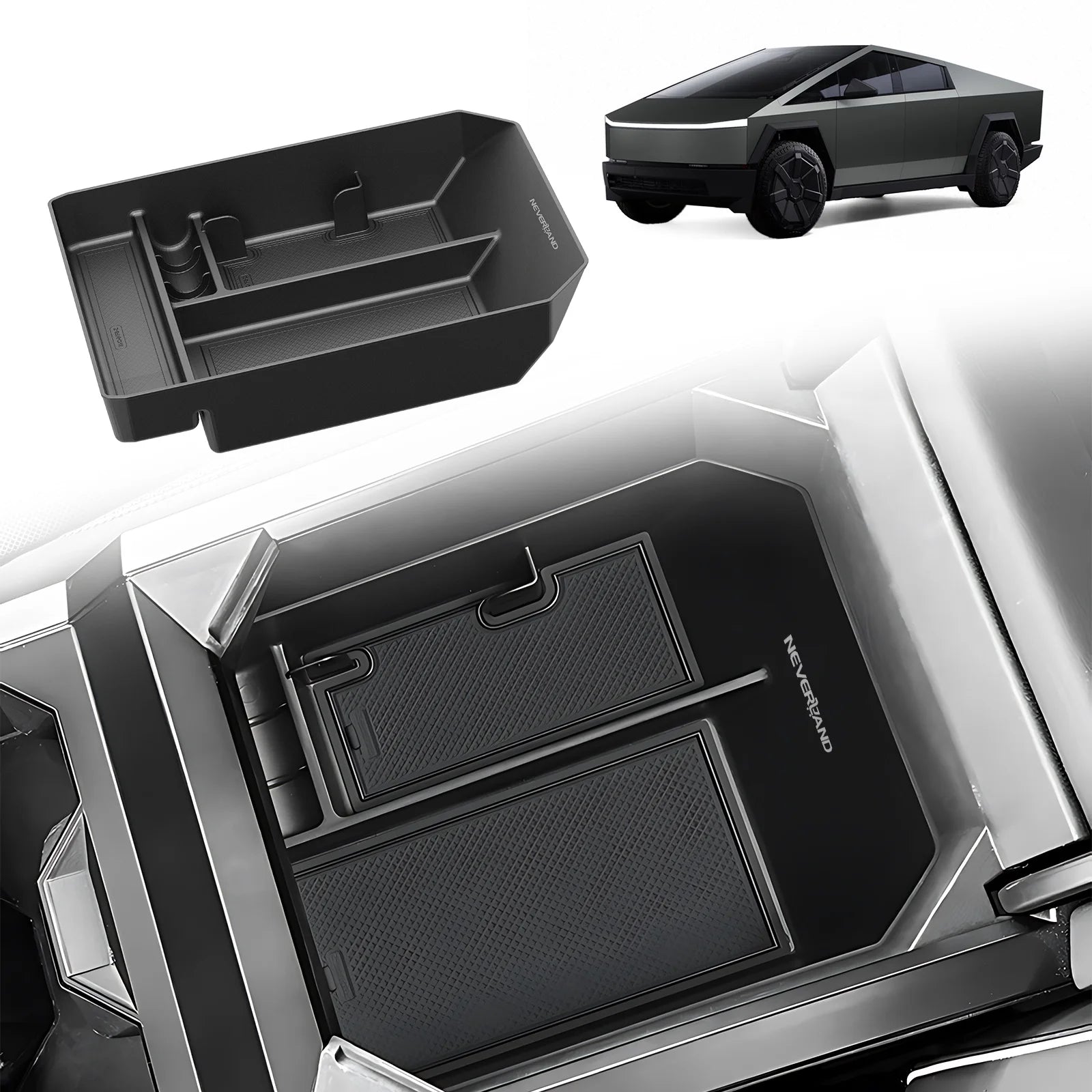 Center Console Armrest Organizer for Tesla Cybertruck
