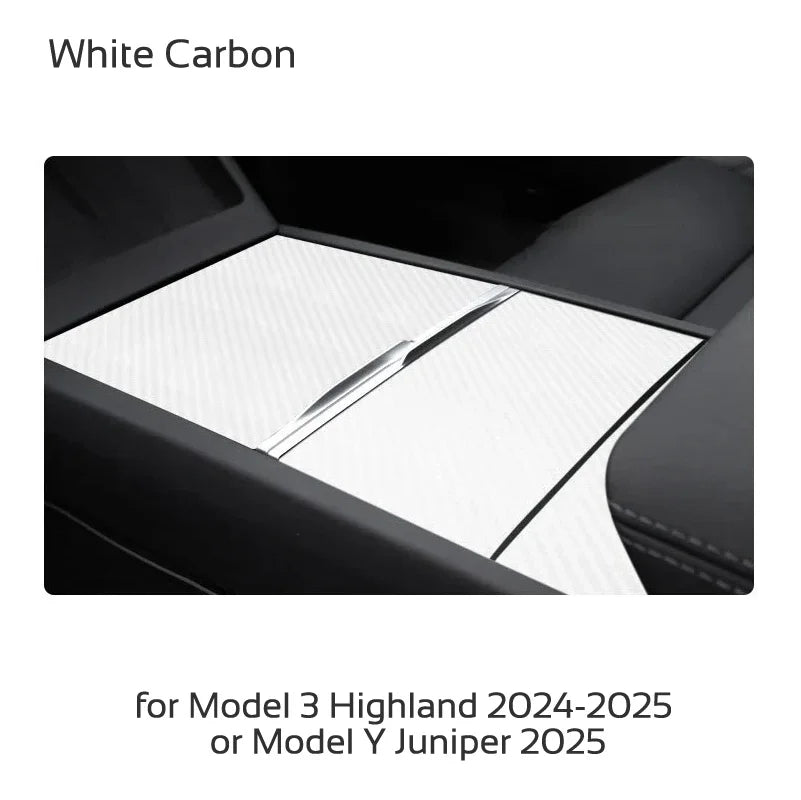 Center Console Cover Protector Sticker for Tesla Model 3 Highland / Model Y Juniper