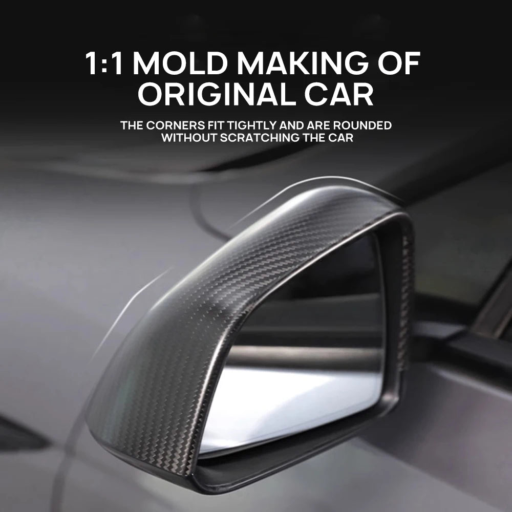 Rearview Mirror Carbon Fiber Cover for Tesla Model 3 / Highland