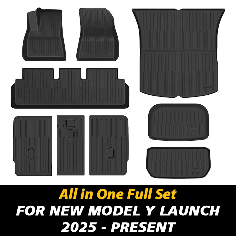 All Weather Floor Mats for Tesla Model Y (Launch and Juniper)