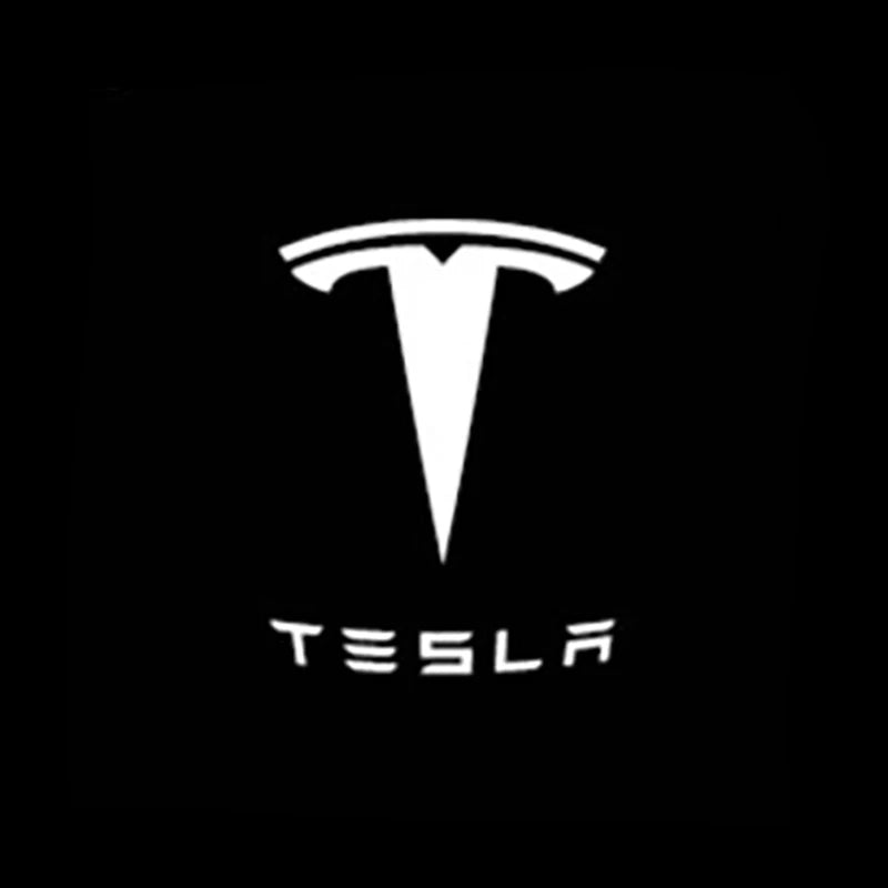 LED Logo Tesla Puddle Lights for Model 3 / Y / S / X