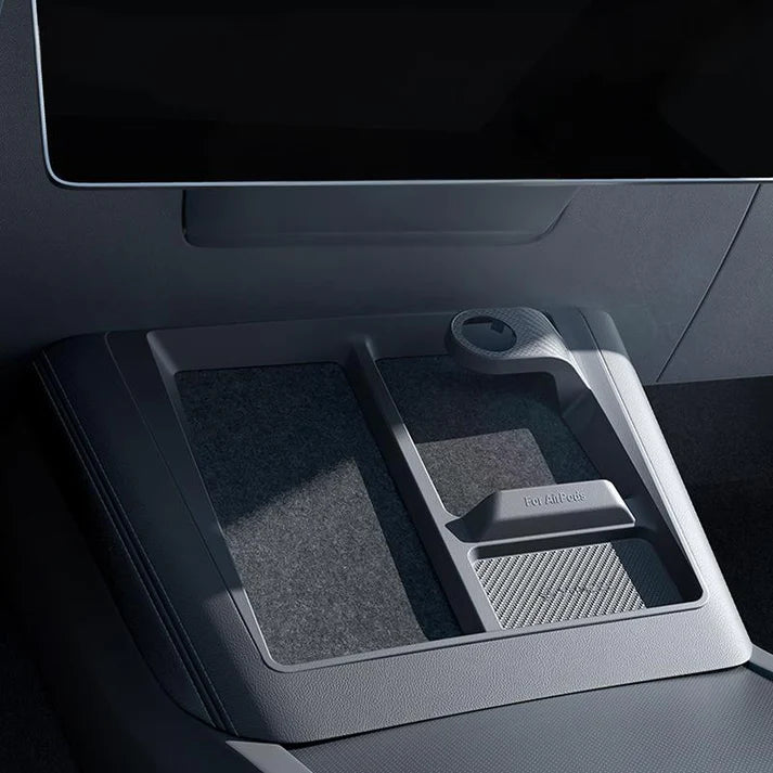 Center Console 3-in-1 Wireless Charging Anti-Slip Organizer for Model Y Juniper & Model 3 Highland