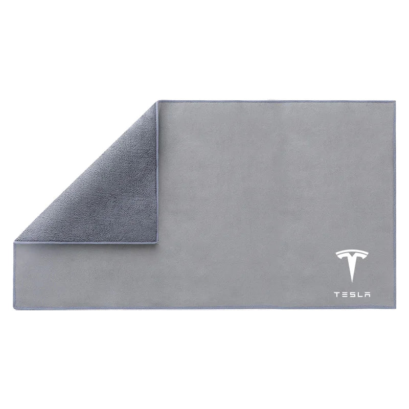 Thicken Car Cleaning Towel Glass Absorbent Cloth for Tesla