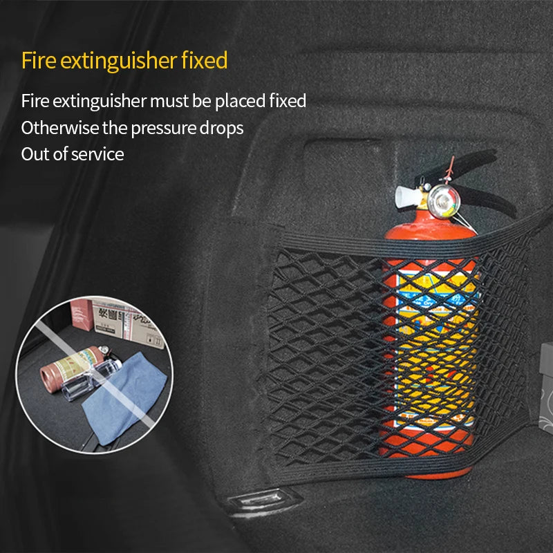 Trunk Storage Bag Mesh Cargo Net For Tesla