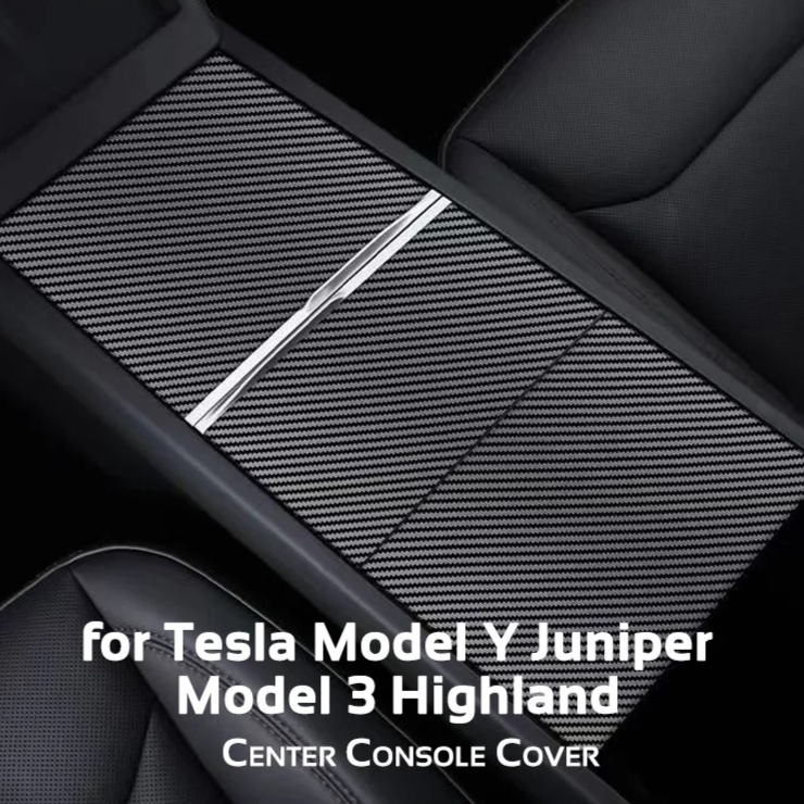 Center Console Cover Protector Sticker for Tesla Model 3 Highland / Model Y Juniper
