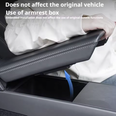 Armrest Hidden Storage Box For Tesla Model Y Juniper