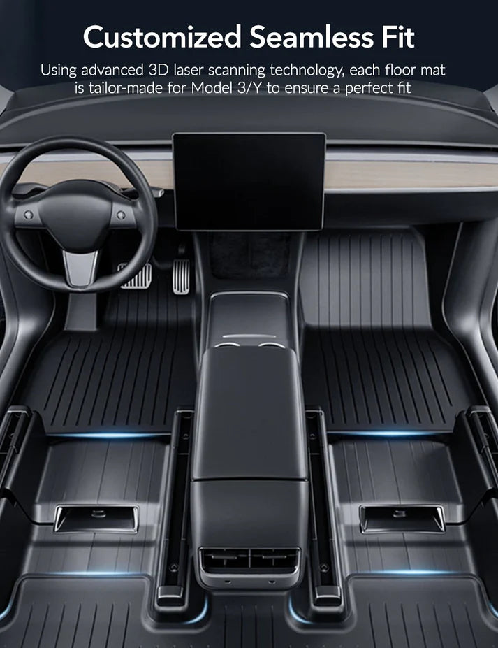 All Weather Floor Mats for Tesla Model Y (Launch and Juniper)