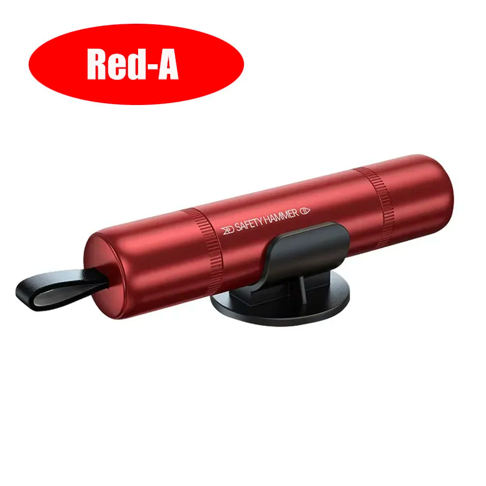 Car Rescue Glass Breaker and Seat Belt Cutter (2 In 1)