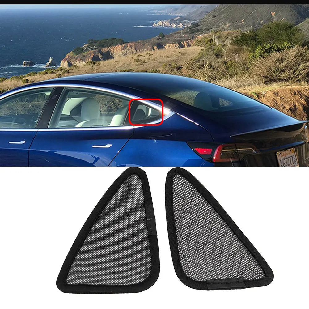 Triangular Window Shades for Tesla Model Y/3