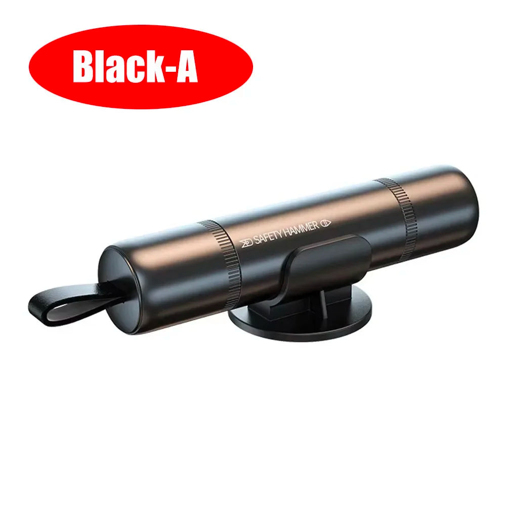 Car Rescue Glass Breaker and Seat Belt Cutter (2 In 1)