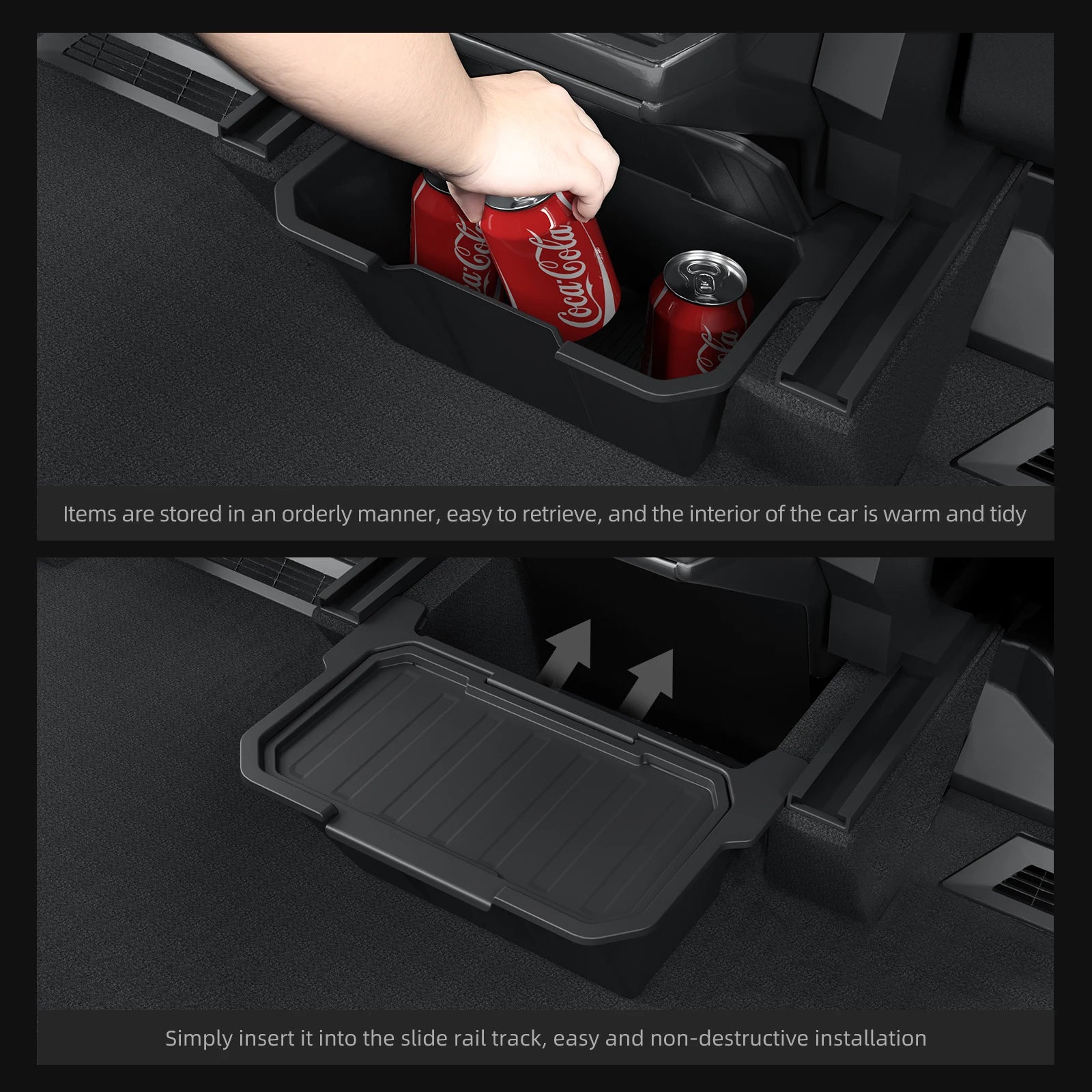 Rear Seat Storage Box for Tesla Cybertruck