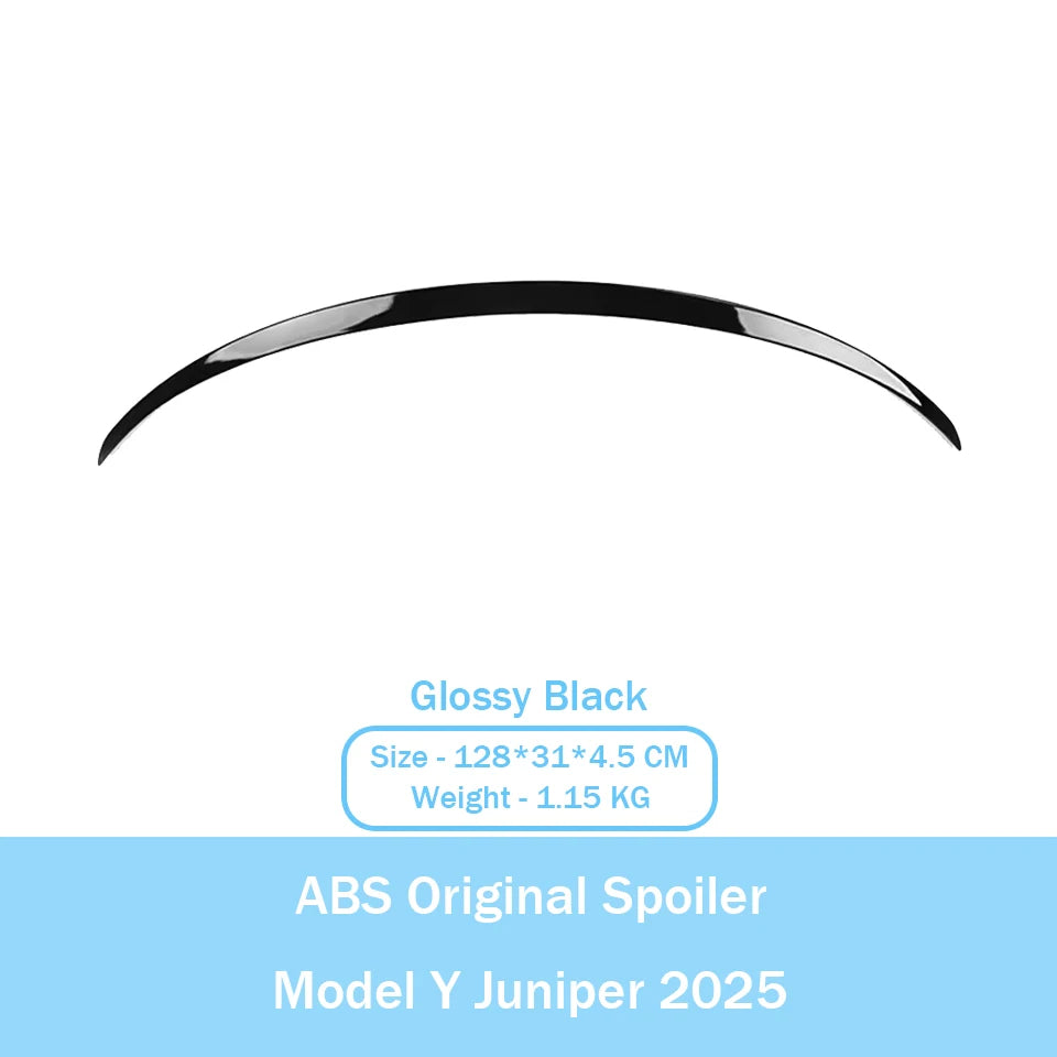 ABS Carbon Fiber Pattern Spoiler for Tesla Model Y Juniper 2025