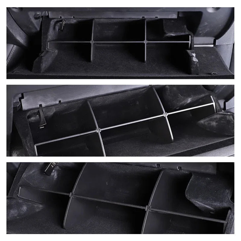 For Tesla Model Y 3 2020-2023 LHD Glove Box Divider Organizer Partition Plates Storage Holder Glovebox Container Car Accessories