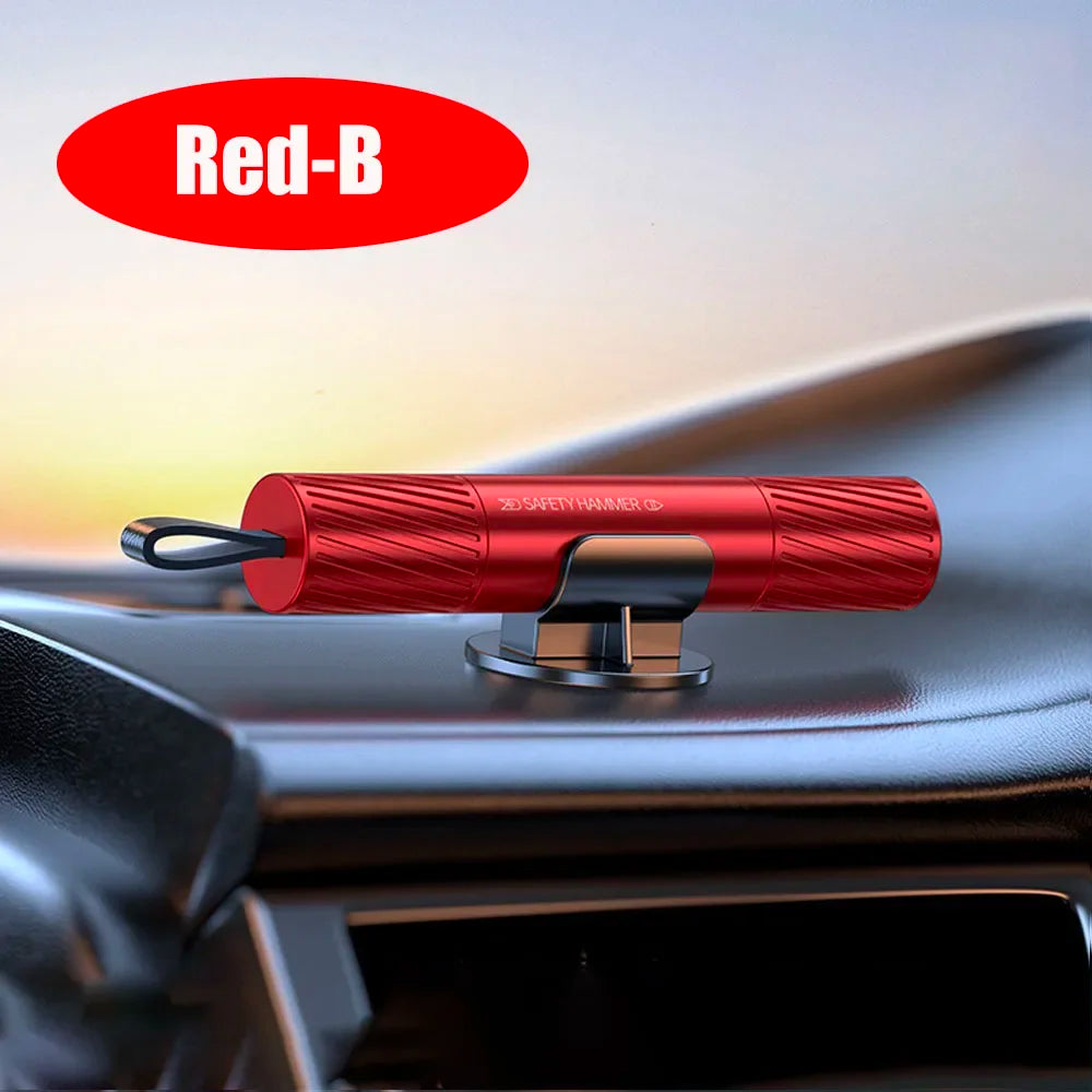 Car Rescue Glass Breaker and Seat Belt Cutter (2 In 1)