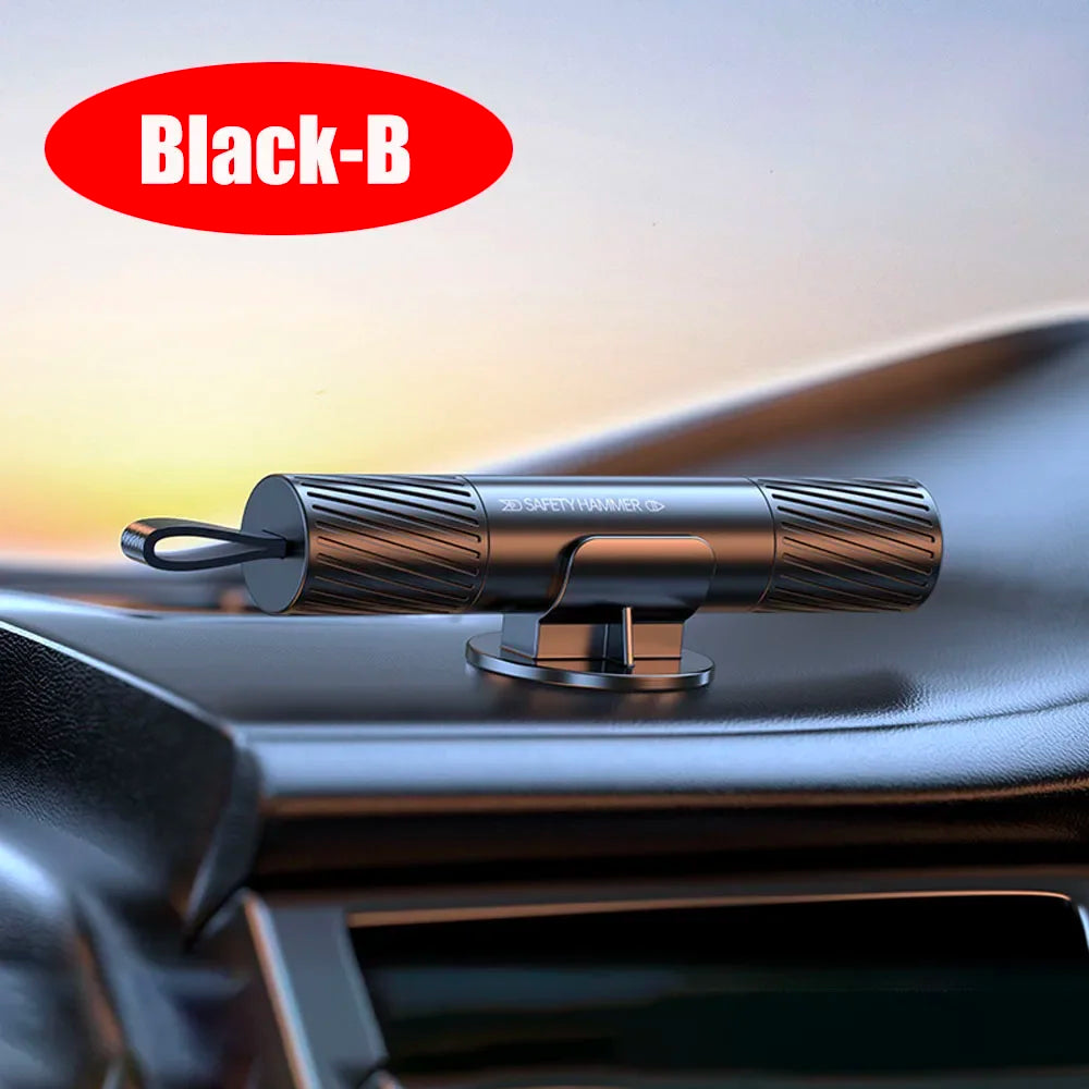 Car Rescue Glass Breaker and Seat Belt Cutter (2 In 1)