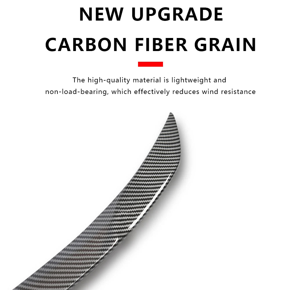 ABS Carbon Fiber Pattern Spoiler for Tesla Model Y Juniper 2025