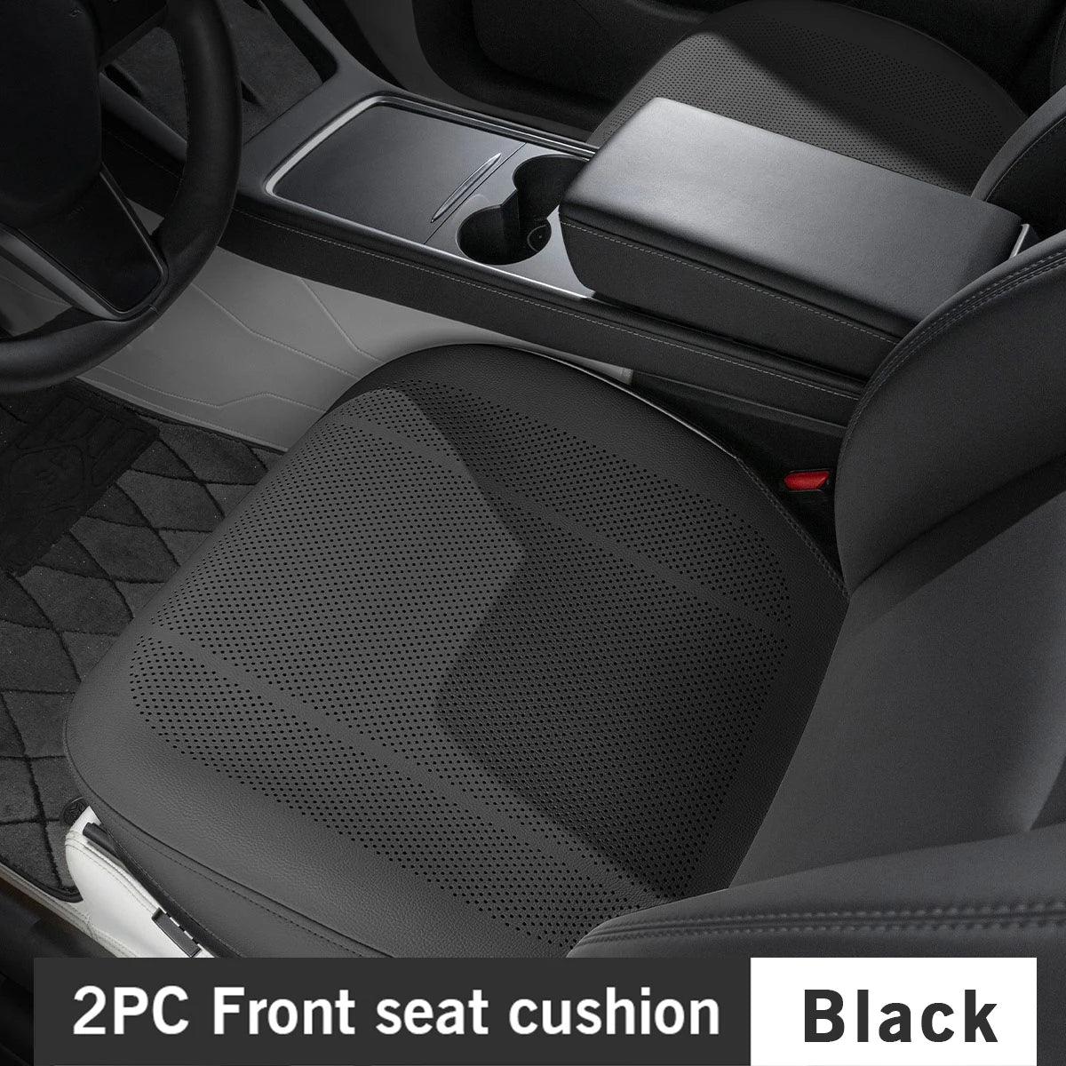 All-Wheather Nappa Leather Car Seat Covers for Tesla Model 3/Y/S/X