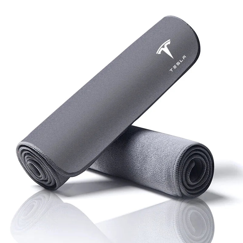 Thicken Car Cleaning Towel Glass Absorbent Cloth for Tesla