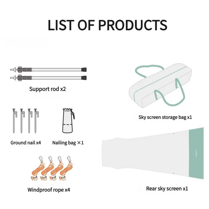 Camping Tent for Tesla Model Y / Juniper